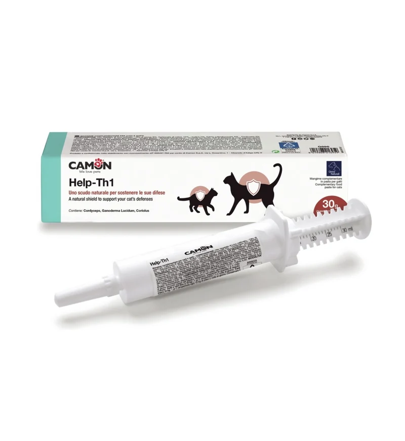 CAMON GATTO ORME NATURALI HELP-TH1 PASTA IN SIRINGA DA 30 ML