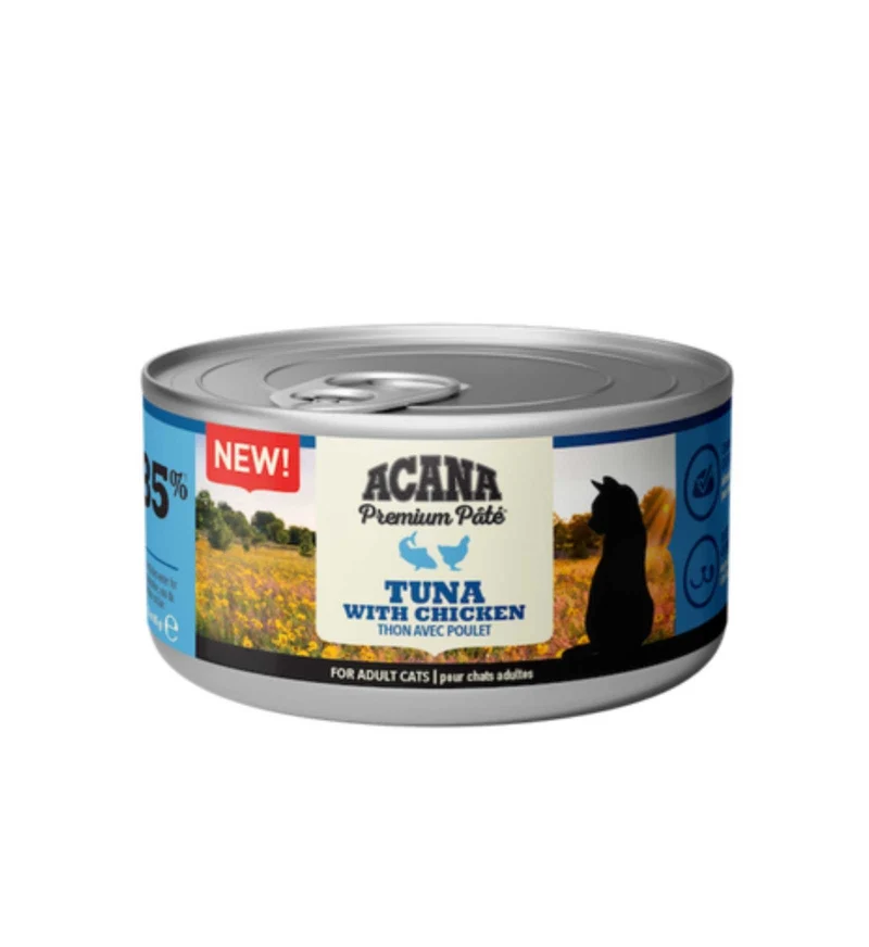 ACANA GATTO TONNO CON POLLO PATE' DA 85 GR IN LATTINA