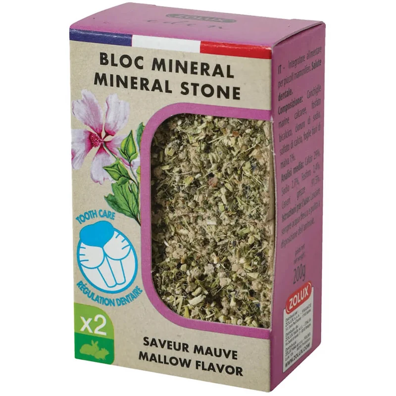 Blocco minerale Eden gusto malva 2x200g