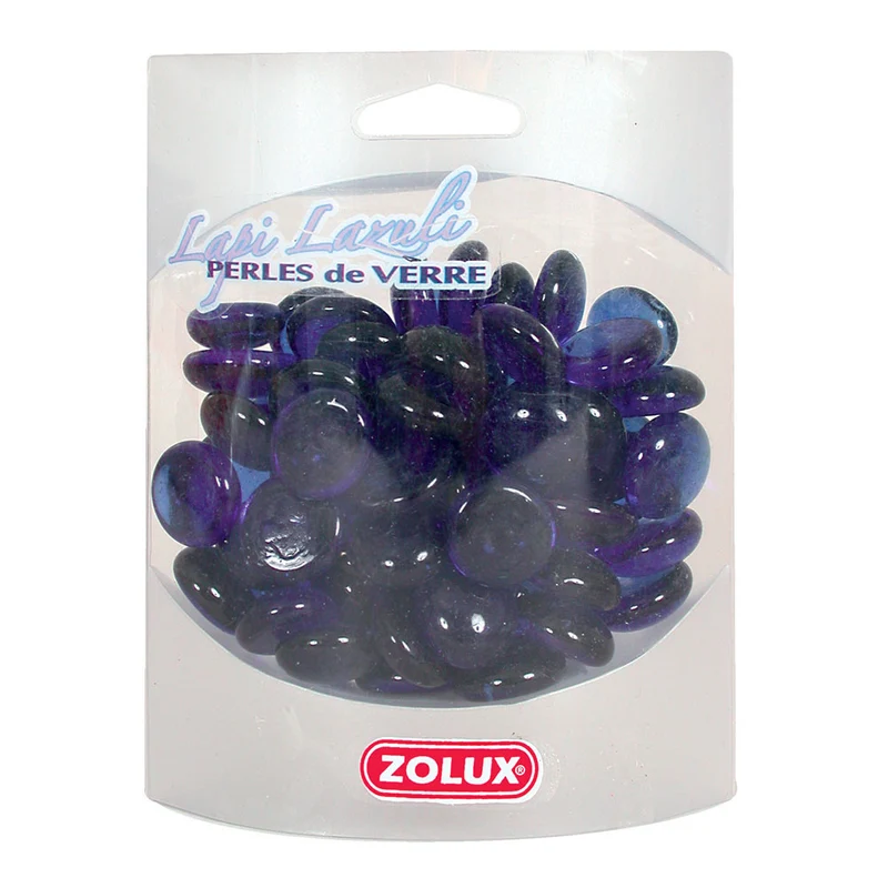 Decorazione per acquario Perle di vetro color Lapislazzuli 442g Zolux 357513