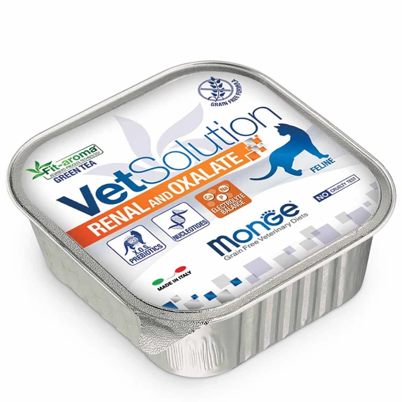 Alimento gatto Monge Vet Solution Renal and Oxalate 100g