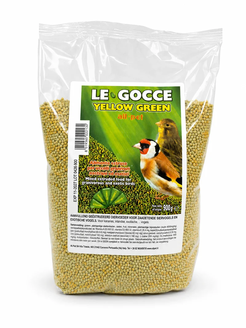 Le Gocce Giallo Verde 900 grammi (sostituto dei semi da germinazione) - AllPet