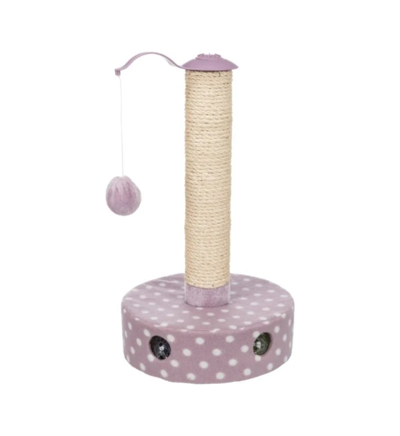 TRIXIE GATTO JUNIOR GIOCO RUOTA FODERATA IN PILE CON TRONCHETTO RIVESTITO IN SISAL NATURALE 26 X 47 CM
