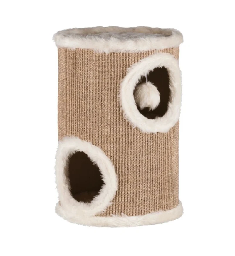 TRIXIE GATTO TIRAGRAFFI TOWER EDOARDO 33 CM / 50 CM MARRONE - CREMA