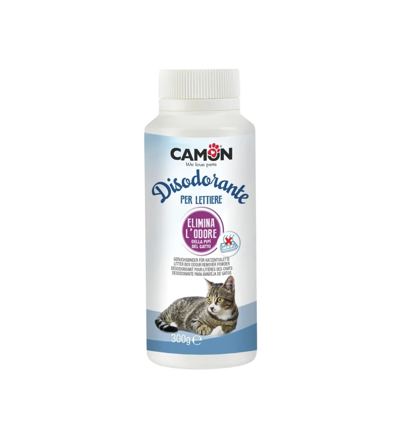 CAMON GATTO DISODORANTE IN POLVERE PER LETTIERA DA 300 GR