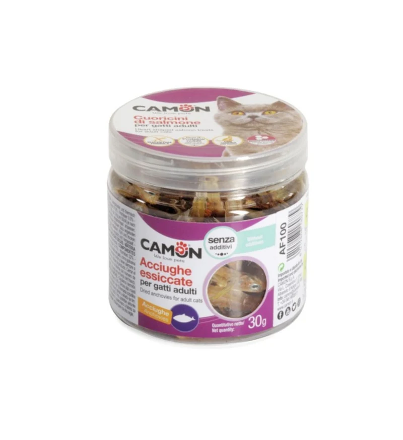 CAMON SNACK GATTO ACCIUGHE ESSICCATE 30 GR