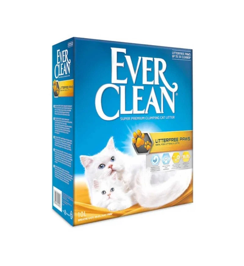 EVER CLEAN LETTIERA LITTERFREE PAWS DA 10 LITRI