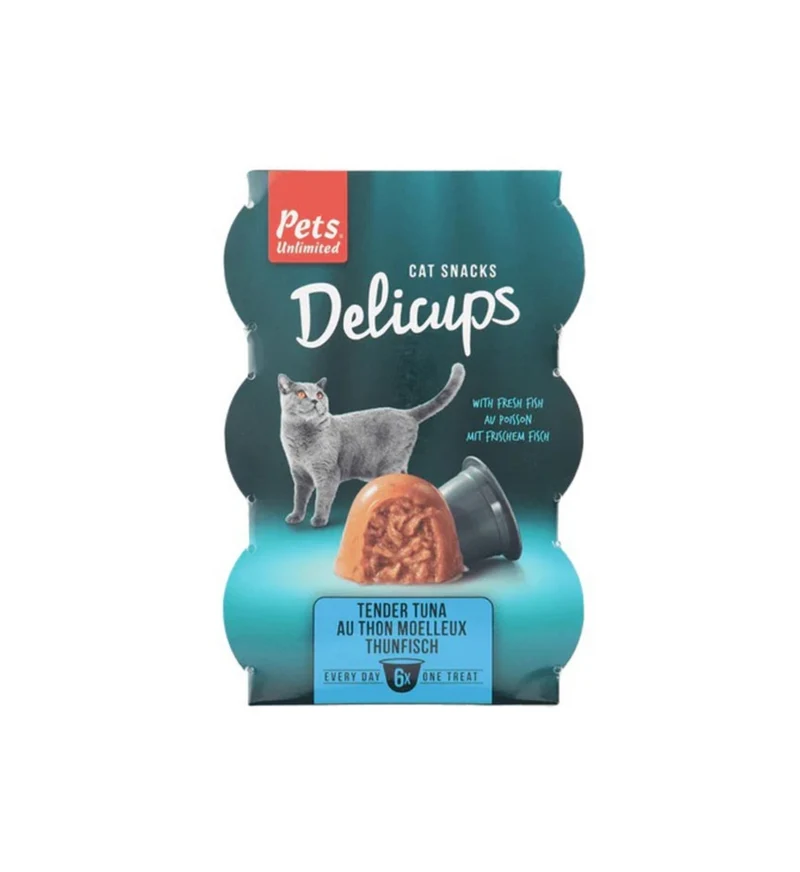 PETSUNLIMITED GATTO DELICUP DELIZIA TONNO 22 GR x 6 CAPSULE
