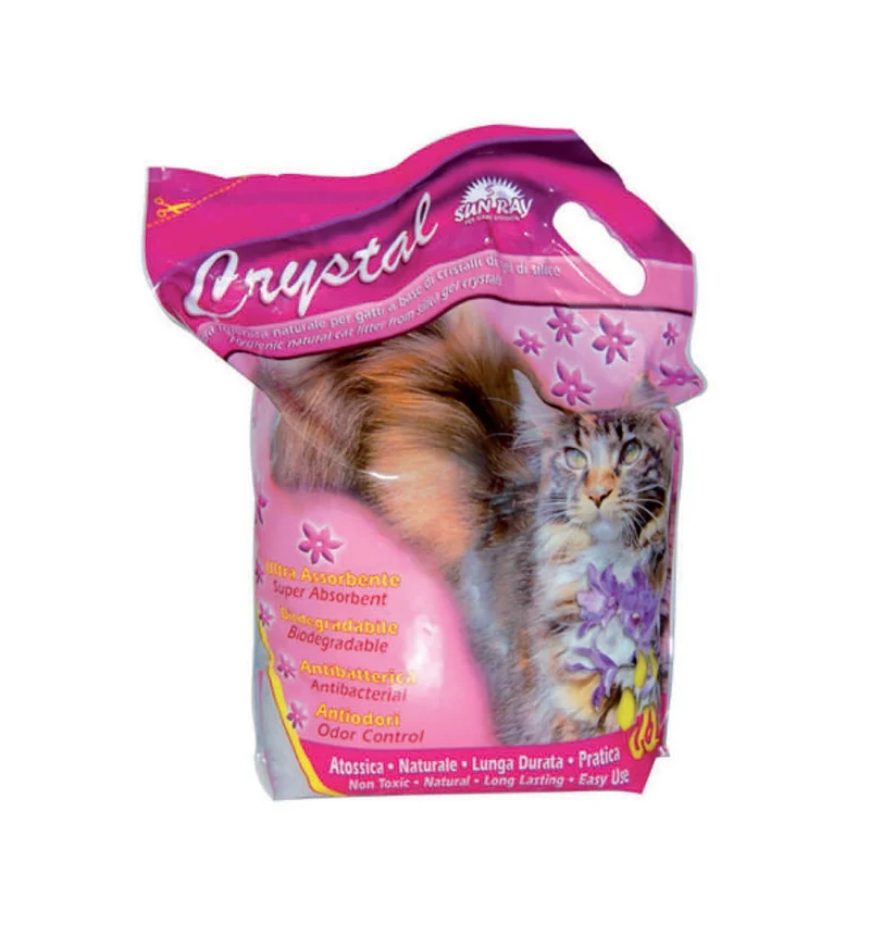 RAGGIO DI SOLE LETTIERA CRYSTAL GEL SILICE DA 7,6 LITRI