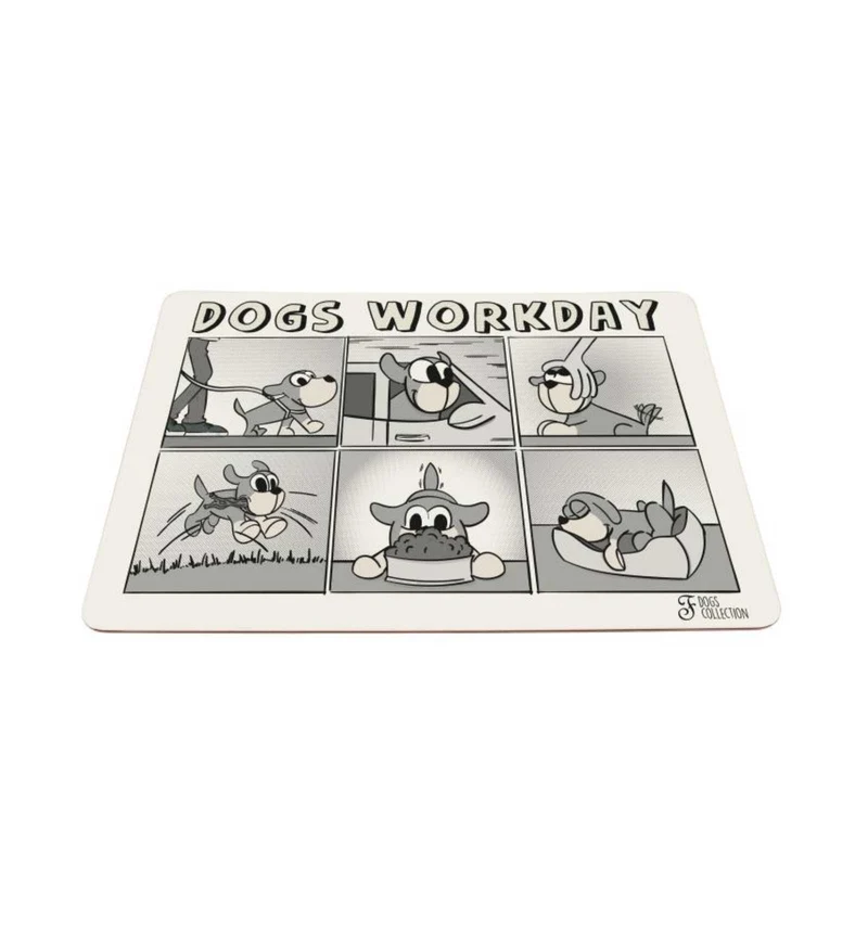 FERRIBIELLA CANE TAPPETINO SOTTOCIOTOLA DOGS WORKDAY 43 x 30 CM