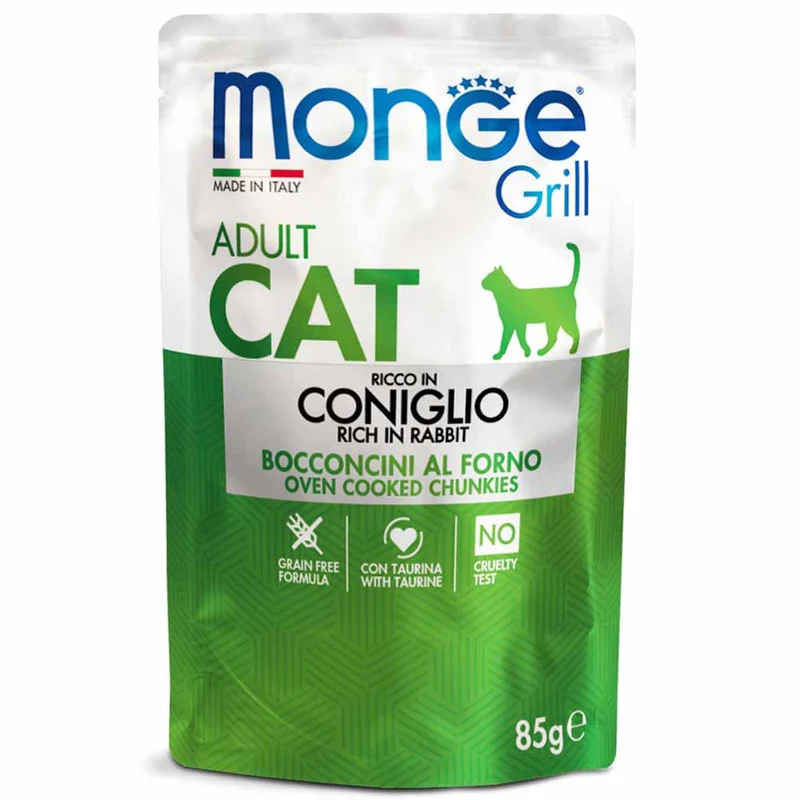 Alimento gatto Monge Grill Coniglio 85g
