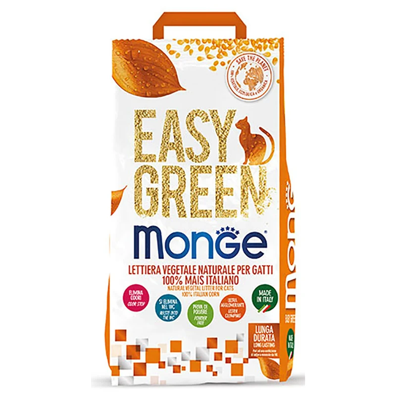 Lettiera Monge Easy Green Mais Italiano 10 lt