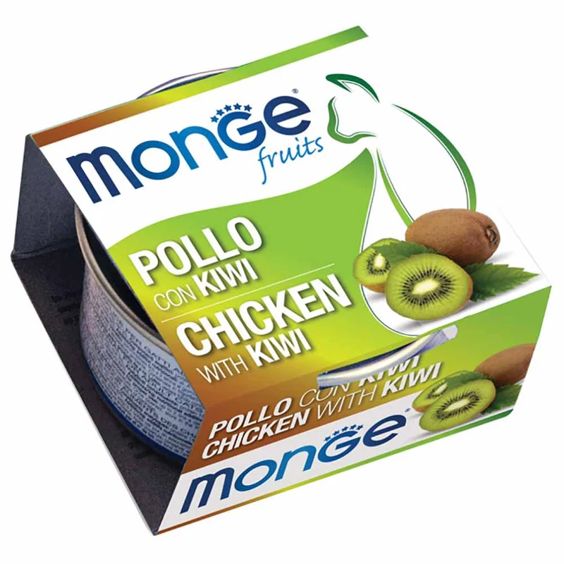 Alimento gatto Monge Fruit pollo e kiwi 80g