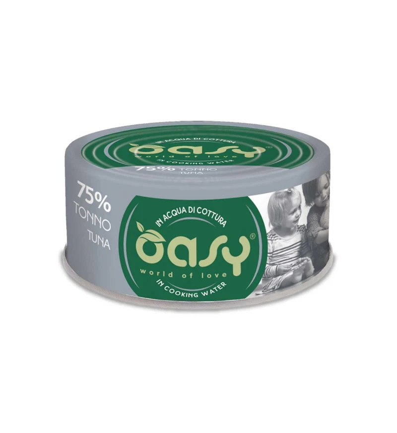 OASY MORE LOVE GATTO TONNO DA 70 GR IN LATTINA
