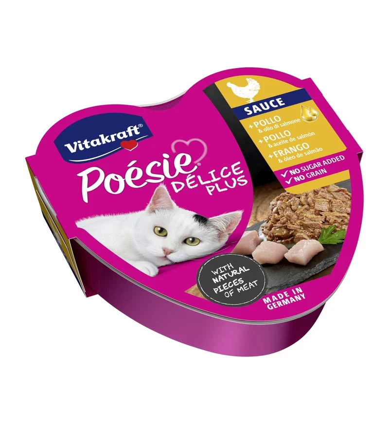 VITAKRAFT GATTO POESIE DELICE PLUS POLLO DA 85 GR IN VASCHETTA
