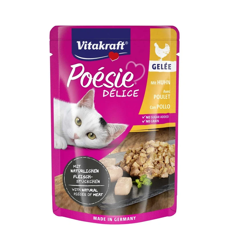 VITAKRAFT GATTO POESIE GELEE DELICE FILETTO DI POLLO DA 85 GR IN BUSTA