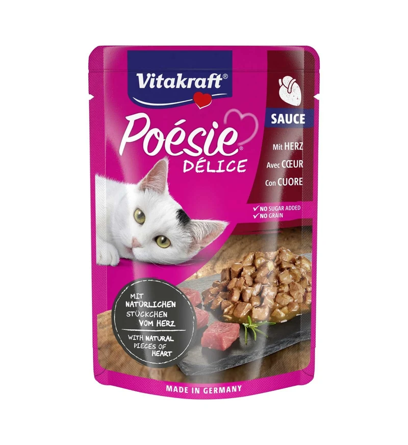 VITAKRAFT GATTO POESIE SAUCE DELICE CUORE DA 85 GR IN BUSTA