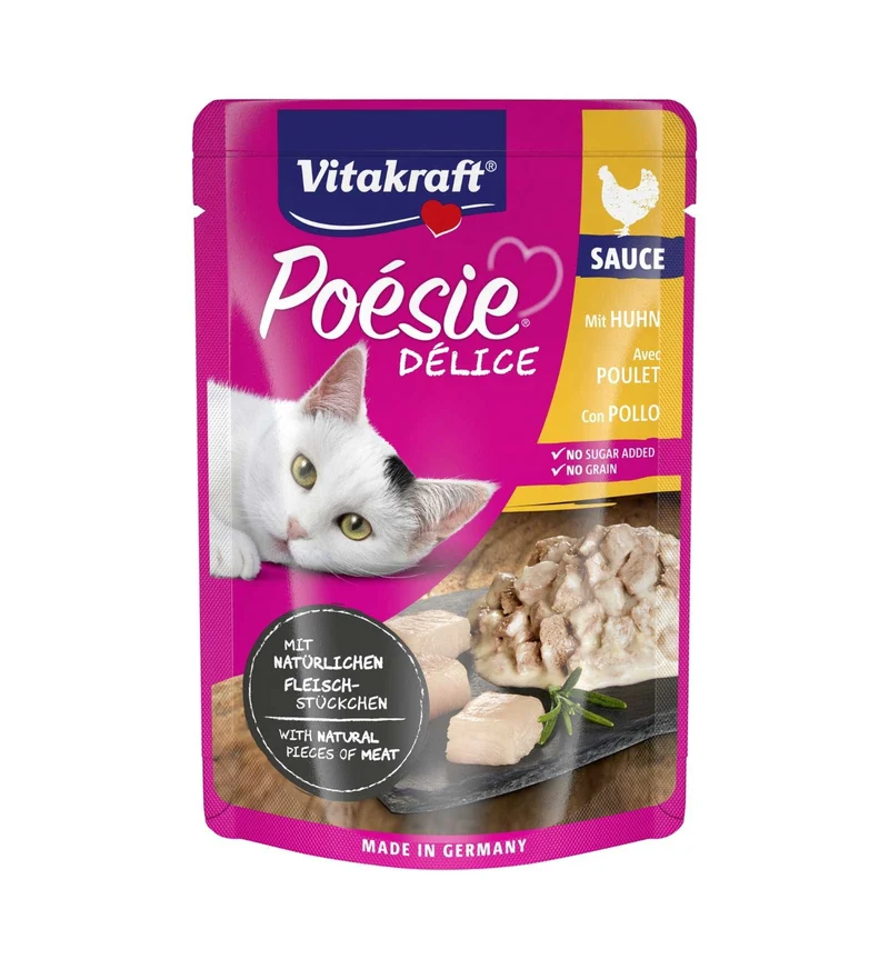 VITAKRAFT GATTO POESIE SAUCE DELICE FILETTO DI POLLO DA 85 GR IN BUSTA