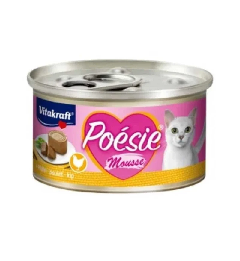 VITAKRAFT GATTO POESIE MOUSSE POLLO DA 85 GR IN LATTINA