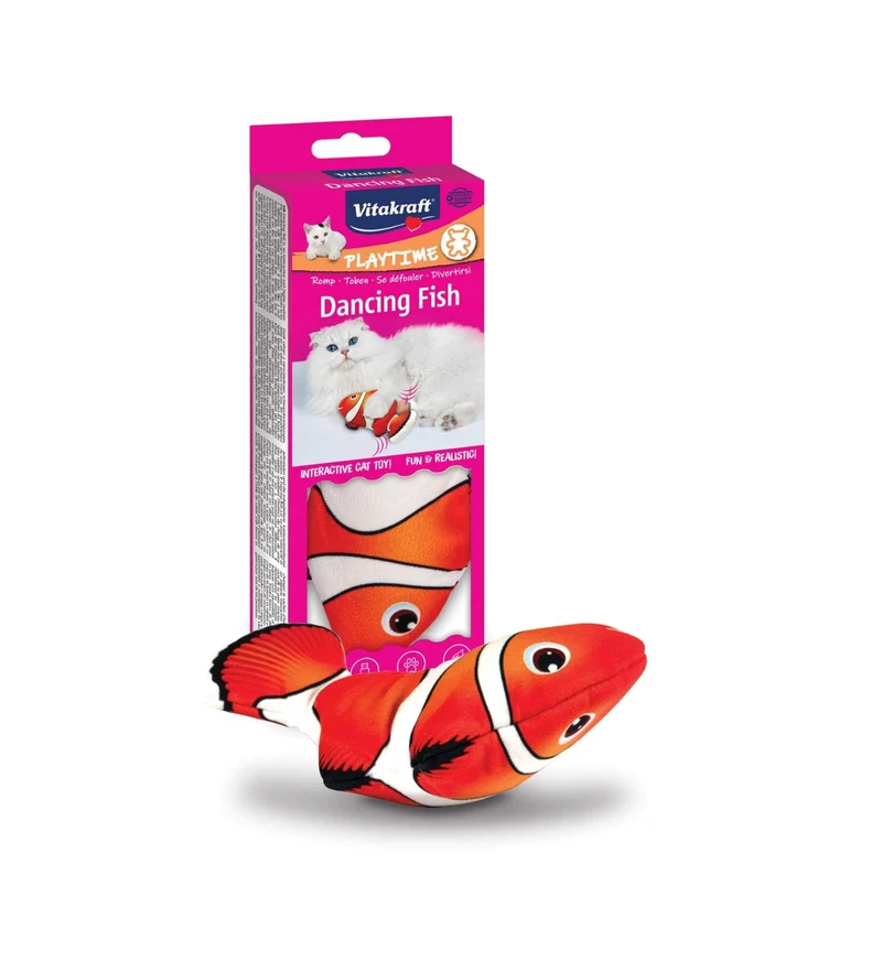 VITAKRAFT GATTO DANCING FISH MINI PAGLIA