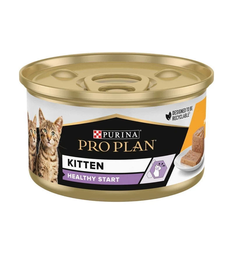 PURINA PRO PLAN GATTO KITTEN AL POLLO DA 85 GR IN LATTINA