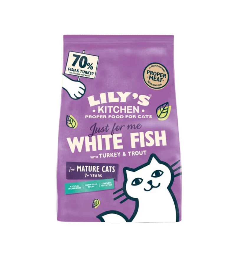 LILY'S KITCHEN GATTO SENIOR RECIPE TACCHINO E PESCE OCEANICO DA 800 GR