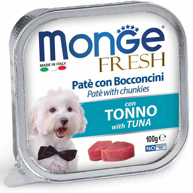 Alimento cane Monge Fresh Tonno 100g