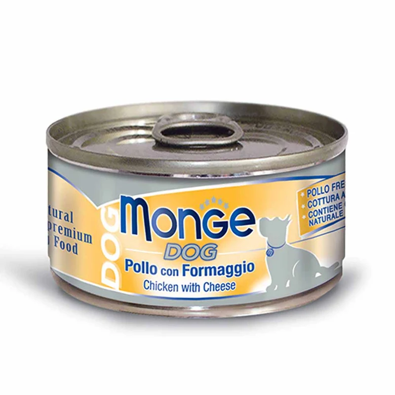 Alimento cane Monge dog pollo con formaggio 95g