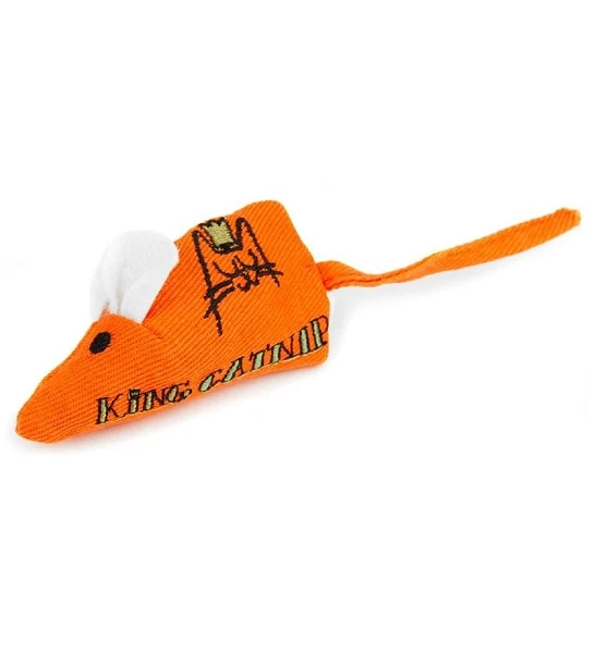 King Catnip Mouse Cat Toy 15x6x5cm