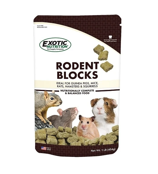 Exotic Nutrition Rodent Blocks 1000G
