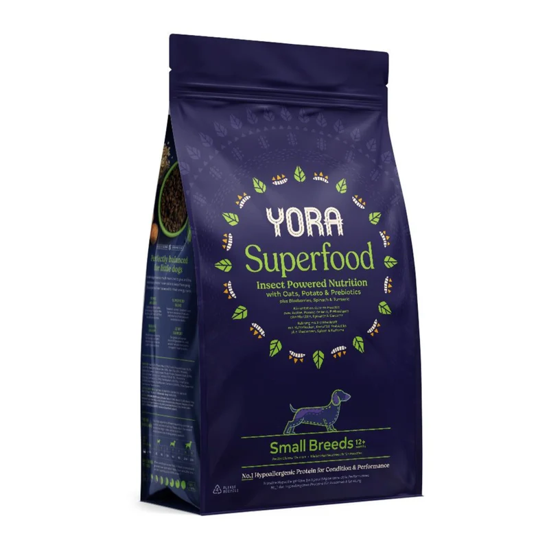 Yora Pet Foods Superfood Insect Protein Small Breed Adult Dry Dog Food