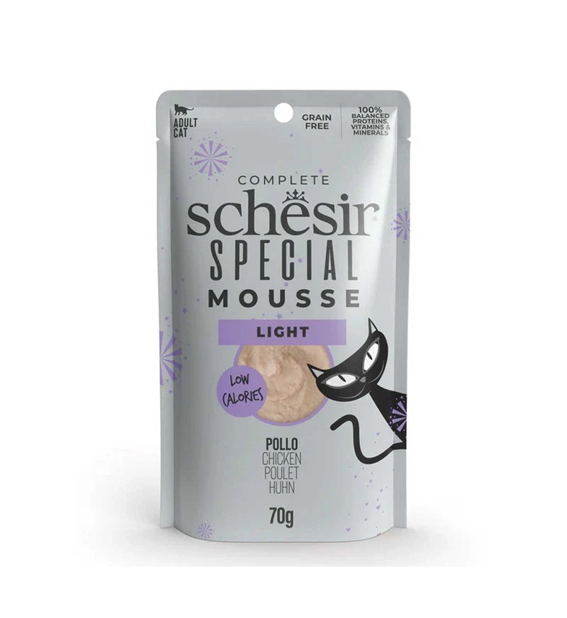 SCHESIR GATTO SPECIAL LIGHT MOUSSE DA 70 GR IN BUSTA