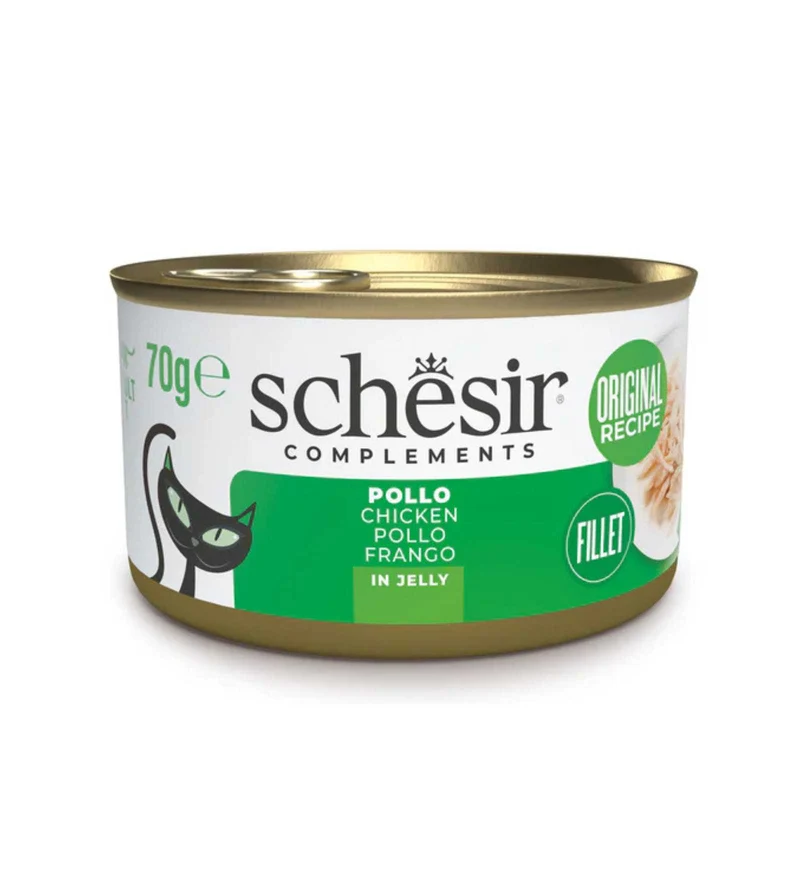 SCHESIR GATTO COMPLEMENTARE POLLO IN GELATINA DA 70 GR