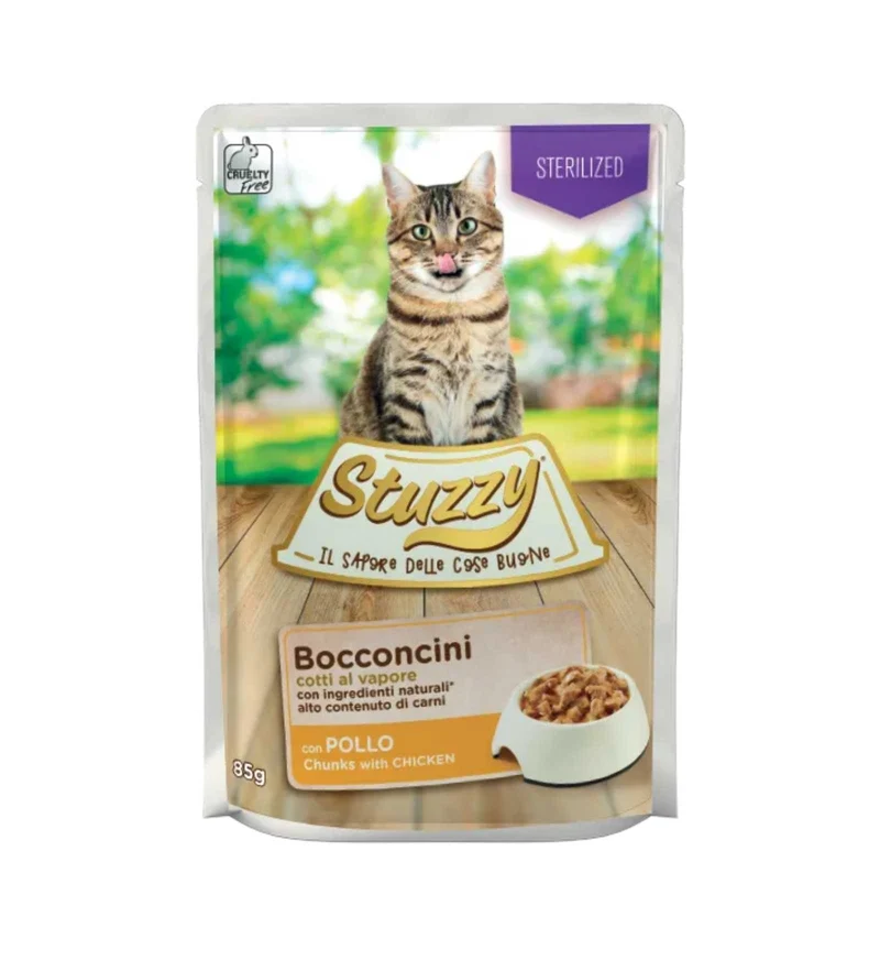 STUZZY GATTO STERILISED CON POLLO DA 85 GR IN BUSTA