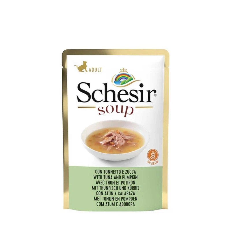 SCHESIR GATTO SOUP CON TONNETTO E ZUCCA DA 40 GR IN BUSTA