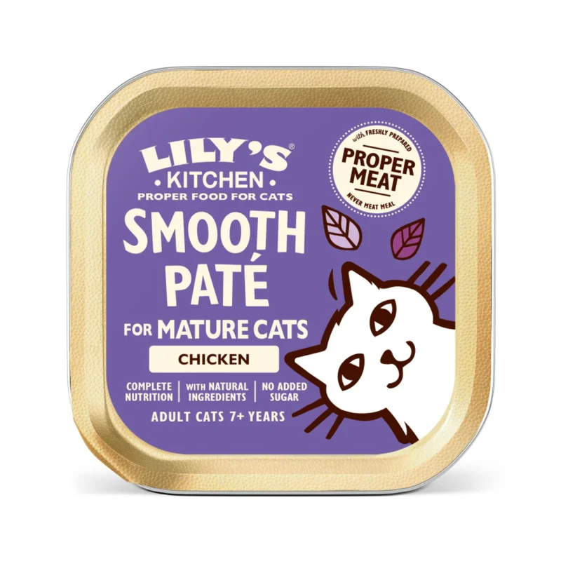 Lily's Kitchen Chicken Pate for Mature Cats Wet Food