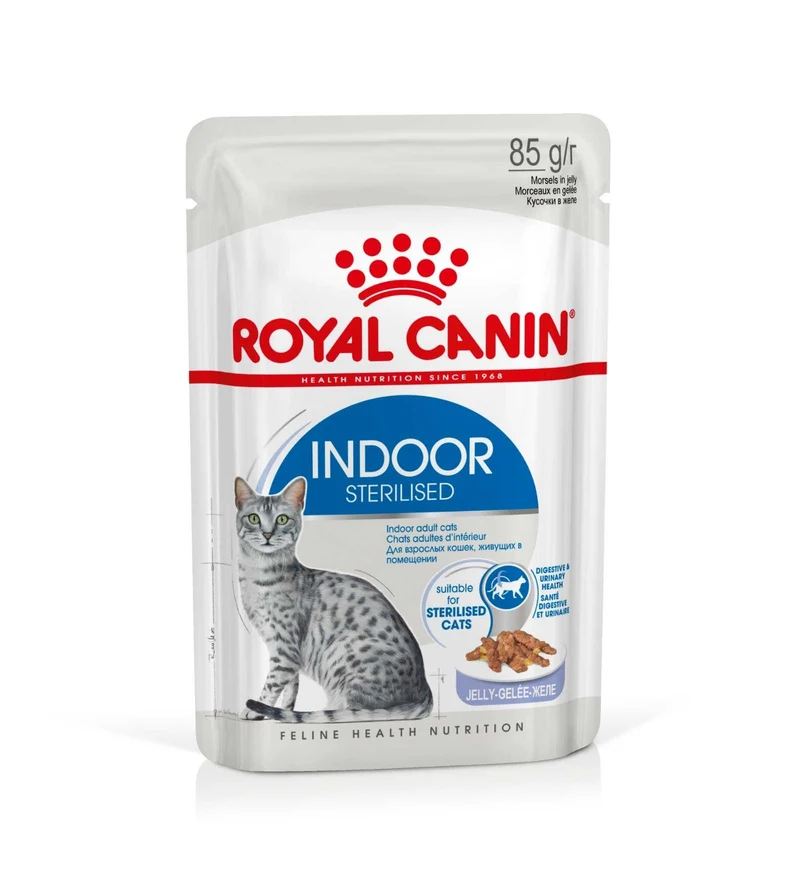 ROYAL CANIN GATTO INDOOR JELLY DA 85 GR IN BUSTINA