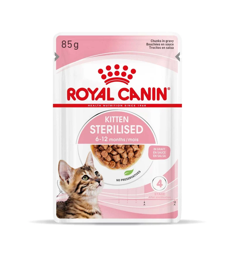 ROYAL CANIN GATTO KITTEN STERILIZZATO GRAVY DA 85 GR IN BUSTA