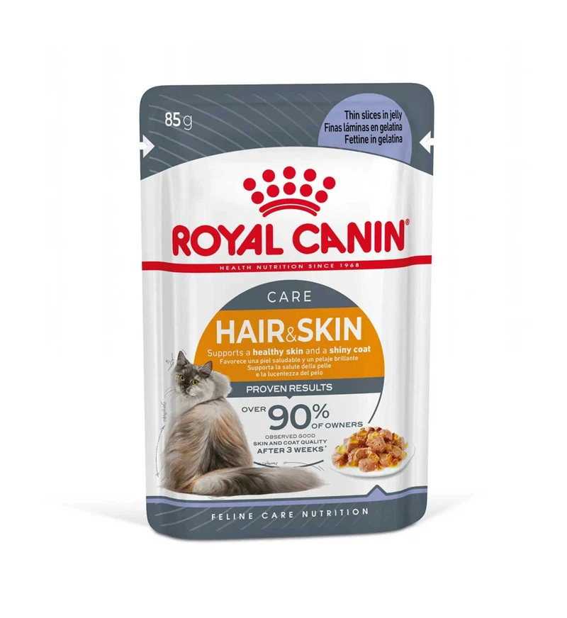 ROYAL CANIN GATTO HAIR & SKIN IN JELLY DA 85 GR IN BUSTA