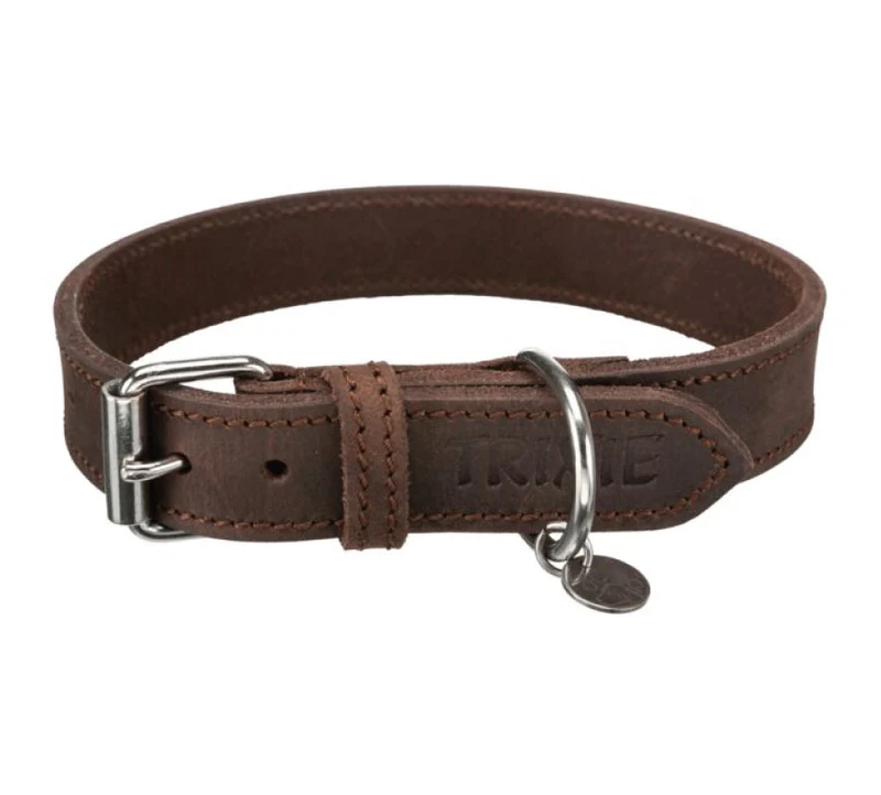 Trixie - Collare Rustic - In Pelle Morbida - M
