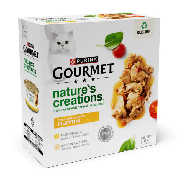 Gourmet Nature's Creation Cat Mini filetti in salsa 8x85 gr