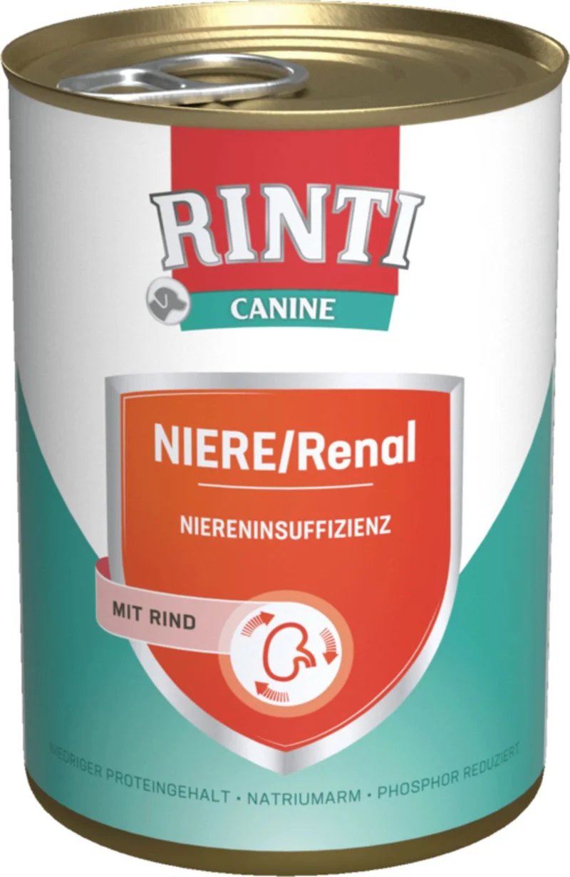 Rinti Canine Renal Manzo - Umido Dietetico Cani Funzione Renale - 400 g
