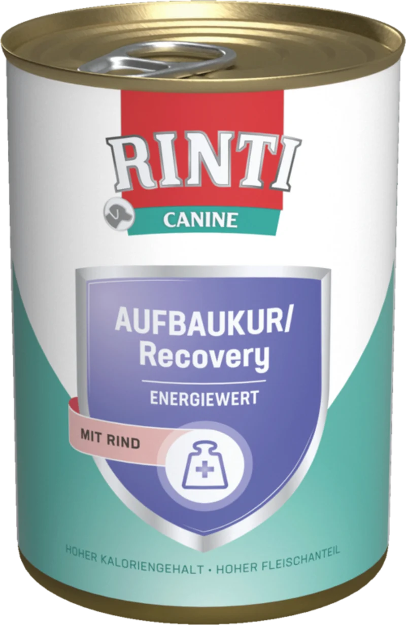 Rinti Canine Recovery Manzo - Umido Dietetico Ricostituente Cani - 400 g