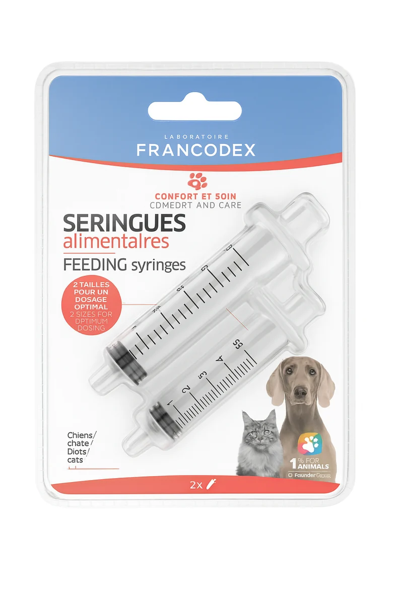 Set 2 Siringhe per Somministrazione Alimenti e Farmaci - Dog & Cat
