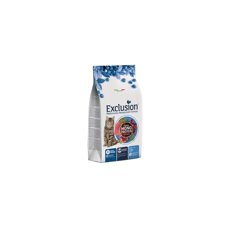 Exclusion Mediterraneo Adult al Tonno Crocchette per Gatti - 12 kg