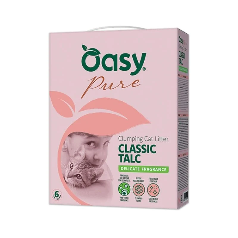 Oasy Lettiera Minerale Pure Classic Talk Profumata - 6L