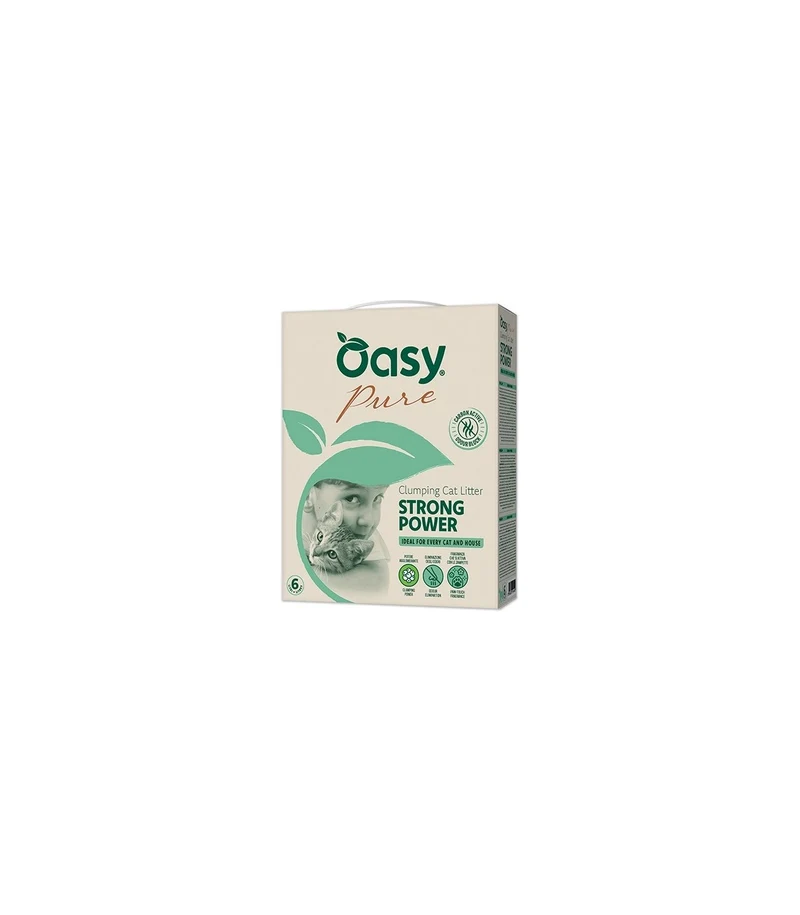 Oasy Lettiera Minerale Pure Strong Power Ultra Agglomerante - 10L