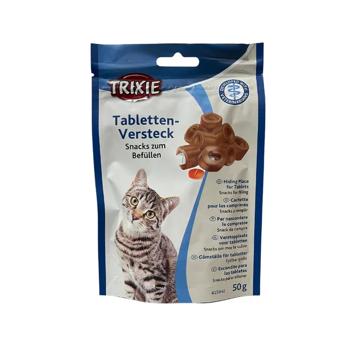 Snack Nascondi Compresse per Gatti Trixie - 50g