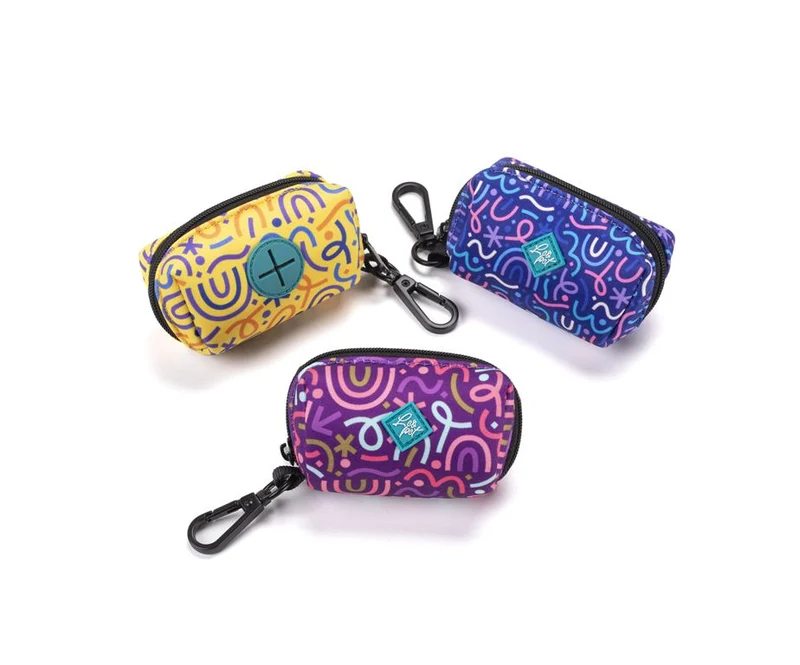 Dispenser Leopet Porta Sacchetti Igienici Kaleido Series - Fantasie Assortite