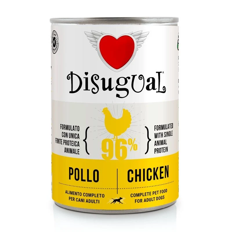 Disugual Cane Adulto Monoproteico Pollo Lattina 400 g